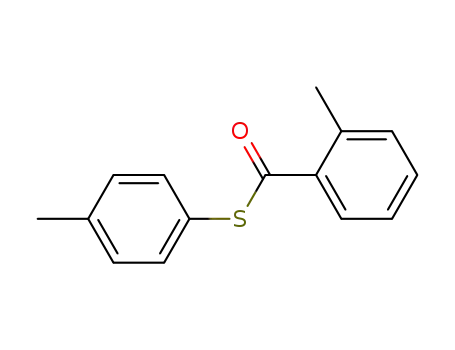 Benzenecarbothioic acid, 2-methyl-, S-(4-methylphenyl) ester