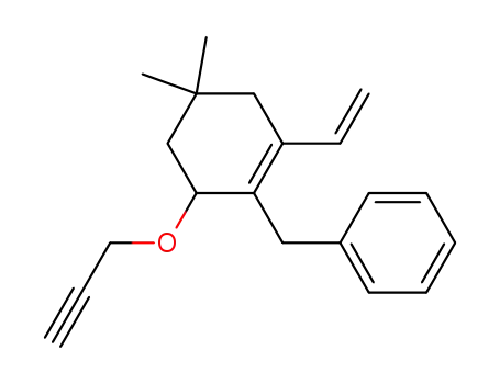 (4,4-Dimethyl-6-prop-2-ynyloxy-2-vinyl-cyclohex-1-enylmethyl)-benzene