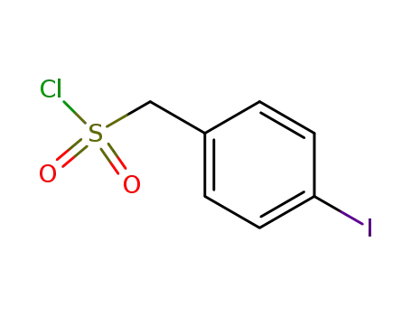Molecular Structure of 345915-64-2 (4-(IODO-PHENYL)-METHANE SULFONYL CHLORIDE)