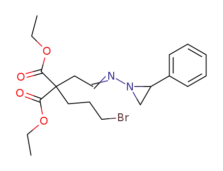 2-(3-Bromo-propyl)-2-{2-[(Z)-2-phenyl-aziridin-1-ylimino]-ethyl}-malonic acid diethyl ester