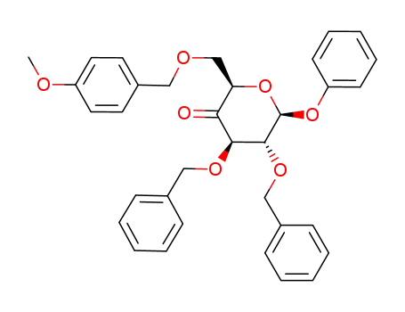 phenyl 2,3-di-O-benzyl-6-O-para-methoxybenzyl-β-D-xylo-hexopyranosid-4-ulose