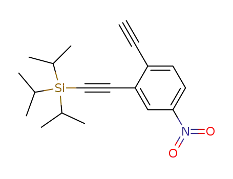 Silane, [(2-ethynyl-5-nitrophenyl)ethynyl]tris(1-methylethyl)-