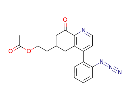 6-(2-acetoxyethyl)-4-(2-azidophenyl)-5,6,7,8-tetrahydroquinolin-8-one