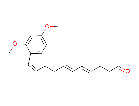 4,6,10-Undecatrienal, 11-(2,4-dimethoxyphenyl)-4-methyl-,
(4E,6E,10Z)-