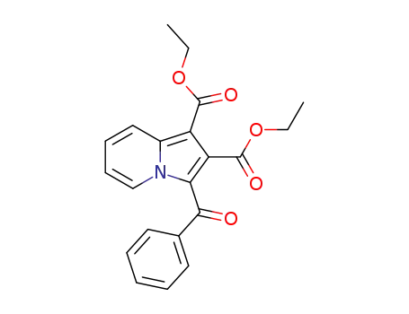 3-benzoylindolizine-1,2-dicarboxylic acid diethyl ester