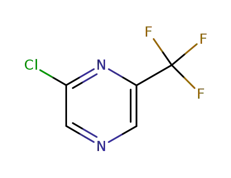 Molecular Structure of 61655-69-4 (2-Chloro-6-(trifluoroMethyl)pyrazine)