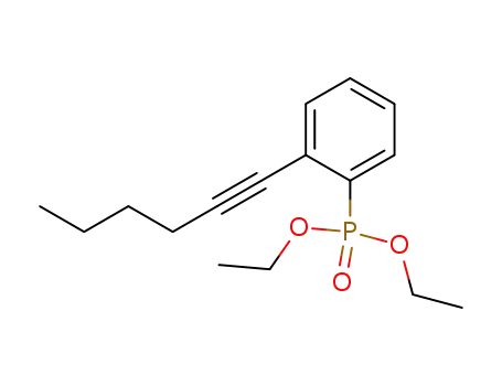 Diethyl [2-(hex-1-yn-1-yl)phenyl]phosphonate
