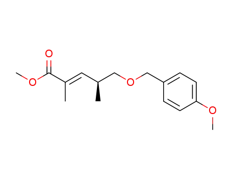(E)-(S)-5-(4-Methoxy-benzyloxy)-2,4-dimethyl-pent-2-enoic acid methyl ester