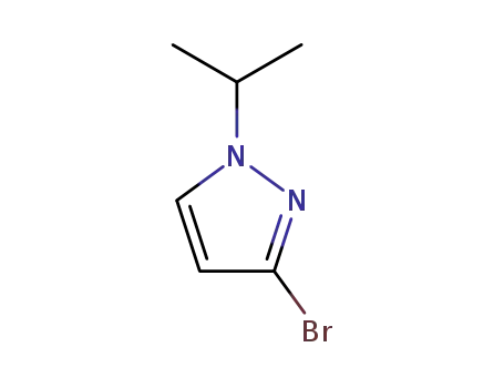 Molecular Structure of 1354706-35-6 (3-bromo-1-isopropyl-1H-pyrazole)