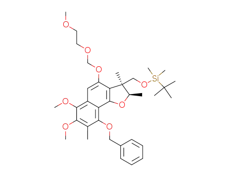 [(2R,3S)-9-Benzyloxy-6,7-dimethoxy-4-(2-methoxy-ethoxymethoxy)-2,3,8-trimethyl-2,3-dihydro-naphtho[1,2-b]furan-3-ylmethoxy]-tert-butyl-dimethyl-silane
