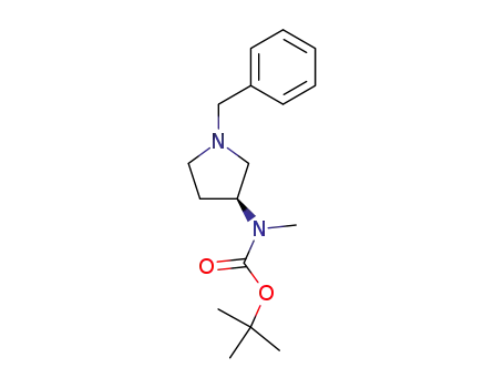 Carbamic acid, methyl[(3S)-1-(phenylmethyl)-3-pyrrolidinyl]-,
1,1-dimethylethyl ester