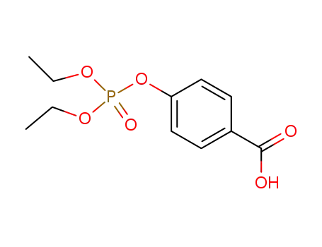Benzoic acid, 4-[(diethoxyphosphinyl)oxy]-