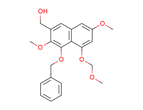 1-benzoxy-2,6-dimethoxy-3-(hydroxymethyl)-8-(methoxymethoxy)naphthalene