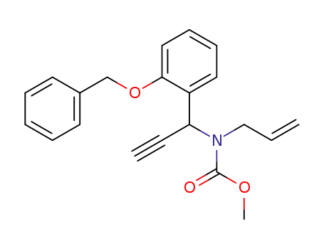 Carbamic acid, [1-[2-(phenylmethoxy)phenyl]-2-propynyl]-2-propenyl-,
methyl ester