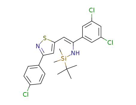 Silanamine,
N-[2-[3-(4-chlorophenyl)-5-isothiazolyl]-1-(3,5-dichlorophenyl)ethenyl]-1-
(1,1-dimethylethyl)-1,1-dimethyl-, (Z)-