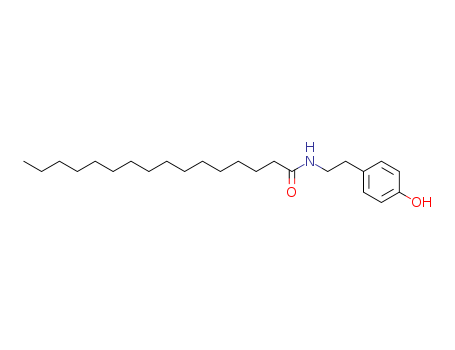 Hexadecanamide, N-[2-(4-hydroxyphenyl)ethyl]-