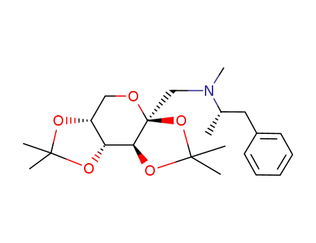 Methyl-((S)-1-methyl-2-phenyl-ethyl)-((3aS,5aR,8aR,8bS)-2,2,7,7-tetramethyl-tetrahydro-bis[1,3]dioxolo[4,5-b;4',5'-d]pyran-3a-ylmethyl)-amine