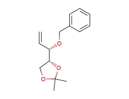 (+)-(3S,4R)-3-benzyloxy-4,5-O-isopropylidene-4,5-dihydroxy-1-pentene
