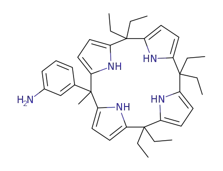 meso-heptaethylcalix[4]pyrrole-meso-3-aminophenyl