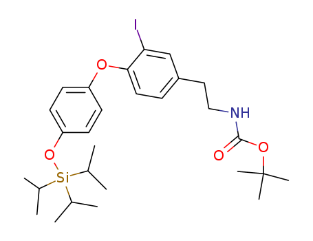 N-tert-Butoxycarbonyl-O-triisopropylsilyl 3-iodothyronamine