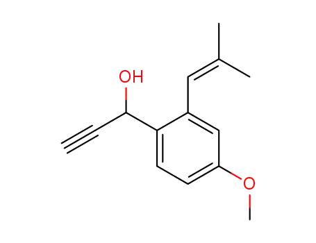 1-(4-methoxy-2-(2-methylprop-1-enyl)phenyl)-prop-2-yn-1-ol