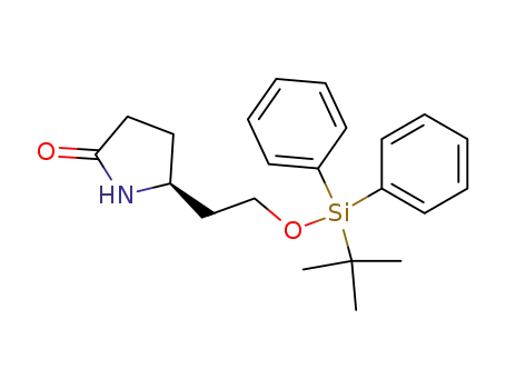 (S)-5-[2-(tert-butyl-diphenyl-silanyloxy)-ethyl]-pyrrolidin-2-one