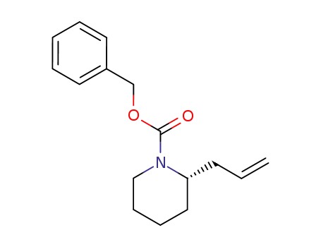 1-Piperidinecarboxylic acid, 2-(2-propenyl)-, phenylmethyl ester, (2S)-