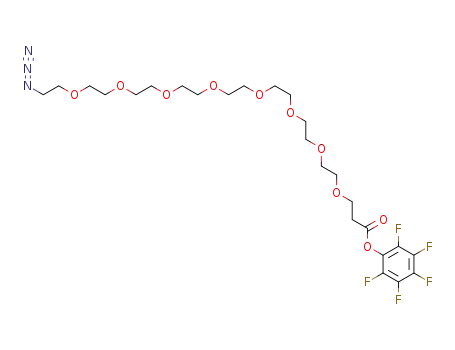 Molecular Structure of 2055014-62-3 (Azido-PEG8-PFP ester)