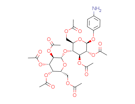 4-AMINOPHENYL 2,3,6-TRI-O-ACETYL-4-O-(2,3,4,6-TETRA-O-ACETYL-SS-D-GLUCOPYRANOSYL)-SS-D-THIOGLUCOPYRANOSIDECAS