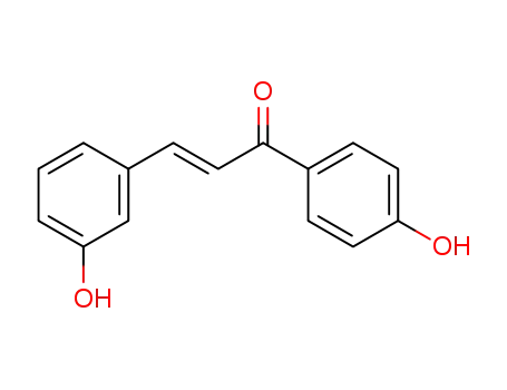 Molecular Structure of 3654-50-0 (2-Propen-1-one, 3-(3-hydroxyphenyl)-1-(4-hydroxyphenyl)-)