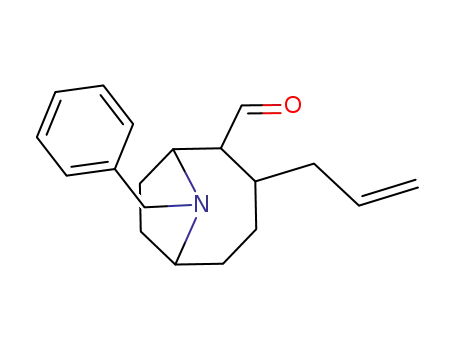 9-Azabicyclo[4.2.1]nonane-2-carboxaldehyde,
9-(phenylmethyl)-3-(2-propenyl)-