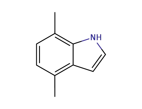Molecular Structure of 5621-17-0 (4,7-DIMETHYLINDOLE)