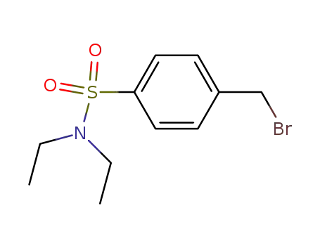 Molecular Structure of 15148-73-9 (4-(bromomethyl)-N,N-diethylbenzenesulfonamide)