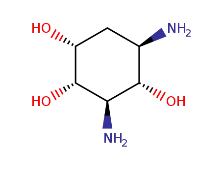 Molecular Structure of 62708-21-8 (Streptamine,  4-deoxy-  (9CI))