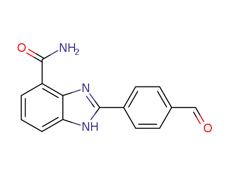 2-(4-formylphenyl)-1H-benzoimidazole-4-carboxylic acid amide