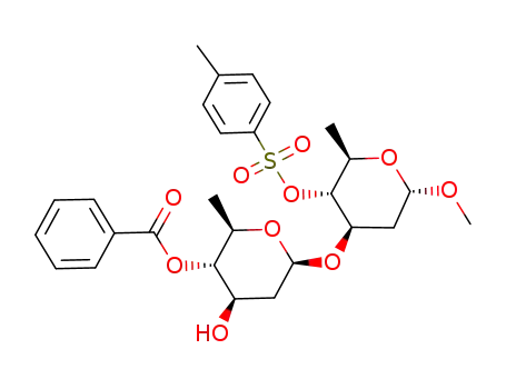 Methyl 3-O-(4-O-Benzoyl-2,6-dideoxy-β-D-arabino-hexopyranosyl)-2,6-dideoxy-4-O-(p-tolylsulfonyl)-α-D-arabino-hexopyranoside