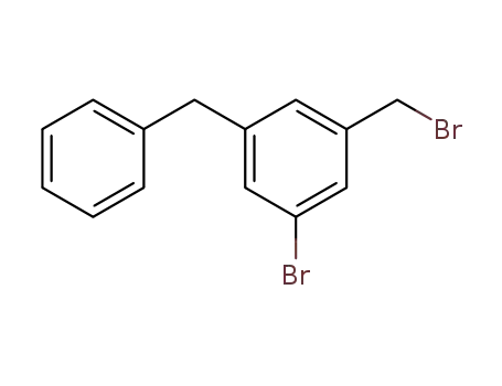 Benzene, 1-bromo-3-(bromomethyl)-5-(phenylmethyl)-