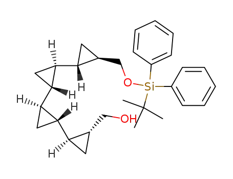 [(1S,2R,1'R,2'R,1''R,2''R,1'''S,2'''R)-2-(tert-Butyl-diphenyl-silanyloxymethyl)-[1,1';2',1'';2'',1''']quatercyclopropan-2'''-yl]-methanol