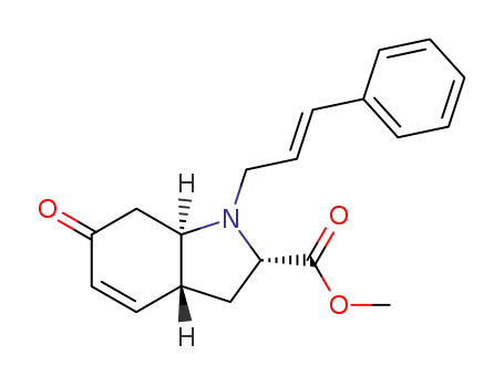 1-(3-phenylallyl)-6-oxo-(2S,3,3aR,6,7,7aR)-hexahydro-1H-indole-2-carboxylic acid methyl ester
