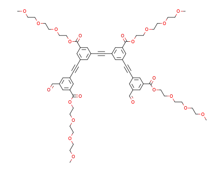 Benzoic acid,
3,3'-(1,2-ethynediyl)bis[5-[[3-formyl-5-(1-oxo-2,5,8,11-tetraoxadodec-1-
yl)phenyl]ethynyl]-, bis[2-[2-(2-methoxyethoxy)ethoxy]ethyl] ester