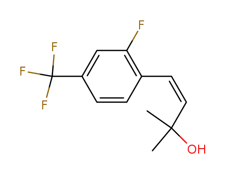 (Z)-4-<2-fluoro-4-(trifluoromethyl)phenyl>-2-methyl-but-3-en-2-ol