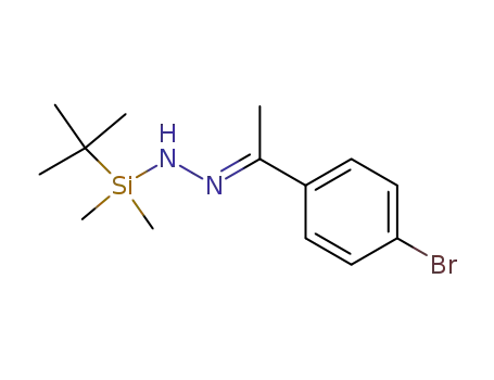 Molecular Structure of 690275-01-5 (4'-bromoacetophenone N-tert-butyldimethylsilylhydrazone)