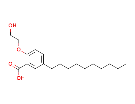 Benzoic acid, 5-decyl-2-(2-hydroxyethoxy)-