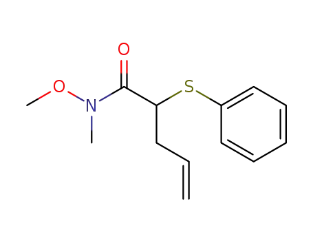 N-methoxy-N-methyl-2-(phenylthio)pent-4-enamide