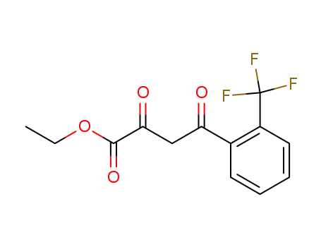 Molecular Structure of 737772-44-0 (Ethyl 2,4-dioxo-4-(2-CF3-phenyl)butanoate)