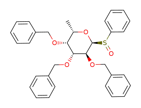 phenyl 2,3,4-tri-O-benzyl-1-thio-α-L-fucopyranosyl sulfoxide