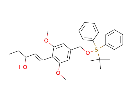 rac-1-{4-[(1,1-dimethylethyl)diphenylsilyloxymethyl]-2,6-dimethoxyphenyl}pent-1-en-3-ol