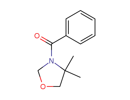 Molecular Structure of 444105-47-9 ((4,4-dimethyl-oxazolidin-3-yl)-phenyl-methanone)