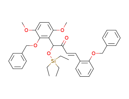 (E)-1-(2-benzyloxy-3,6-dimethoxyphenyl)-4-(2-benzyloxyphenyl)-1-triethylsilyloxybut-3-en-2-one