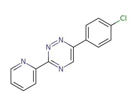 1,2,4-Triazine, 6-(4-chlorophenyl)-3-(2-pyridinyl)-